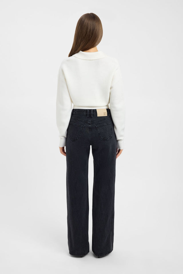 Dalton Long Sleeve Polo Jumper