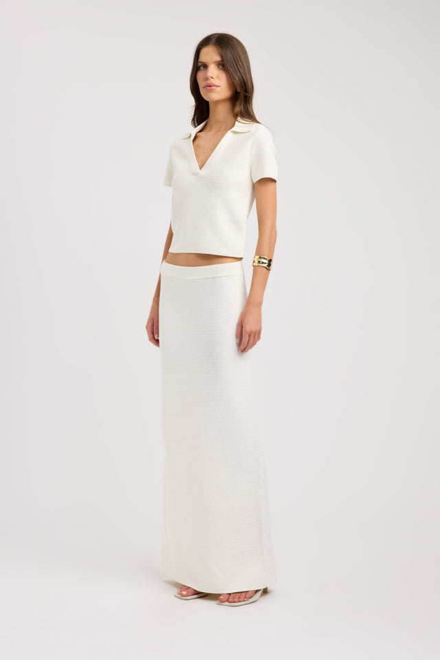 side Florida Maxi Skirt Kookai Straight Maxi womens-skirts 